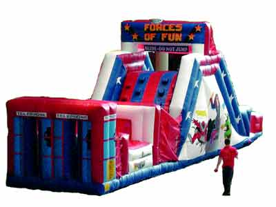 Super Hero Obstacle course, forces of fun!